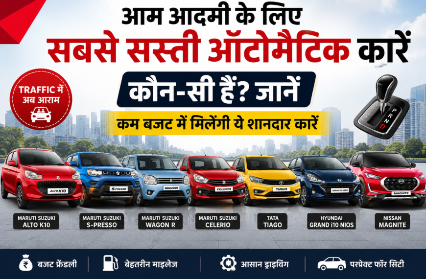 सस्ती Automatic Cars: आम आदमी के बजट में ये 7 शानदार कारें
