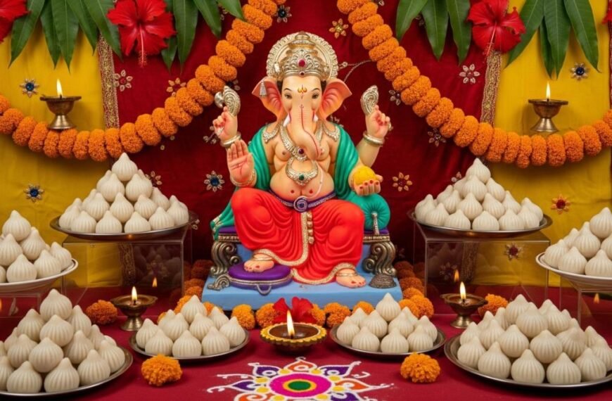 Ganesh Chaturthi 2026 Quotes WhatsApp पर शेयर करें ये खूबसूरत Wishes