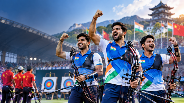 India Wins Third Archery Gold at Asian Games 2026