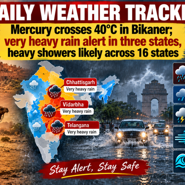 Monsoon Update: Heavy Rain Likely in Central India, Northeast and Coastal Regions