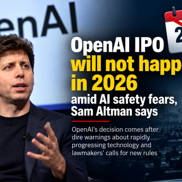 OpenAI IPO Delay Explained Sam Altman Talks Safety, Regulation and AI Risks