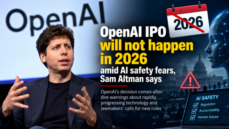 OpenAI IPO Delay Explained Sam Altman Talks Safety, Regulation and AI Risks