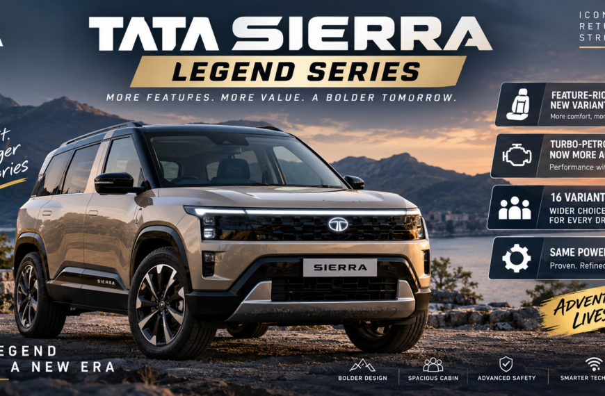 Tata Sierra Legend Series Launched With More Features