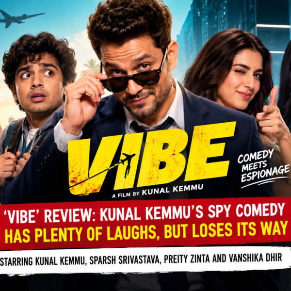Vibe Movie Review: Kunal Kemmu की फिल्म में Comedy और Spy Thriller का तड़का