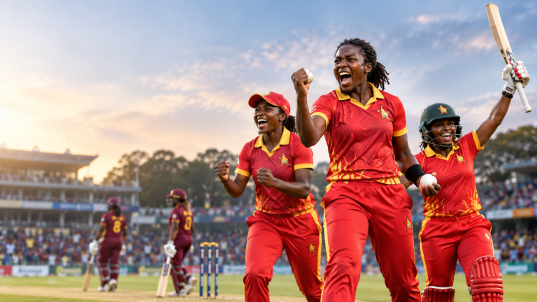 Zimbabwe Women Make History With Win Over West Indies