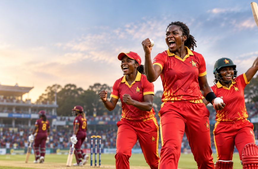 Zimbabwe Women Make History With Win Over West Indies