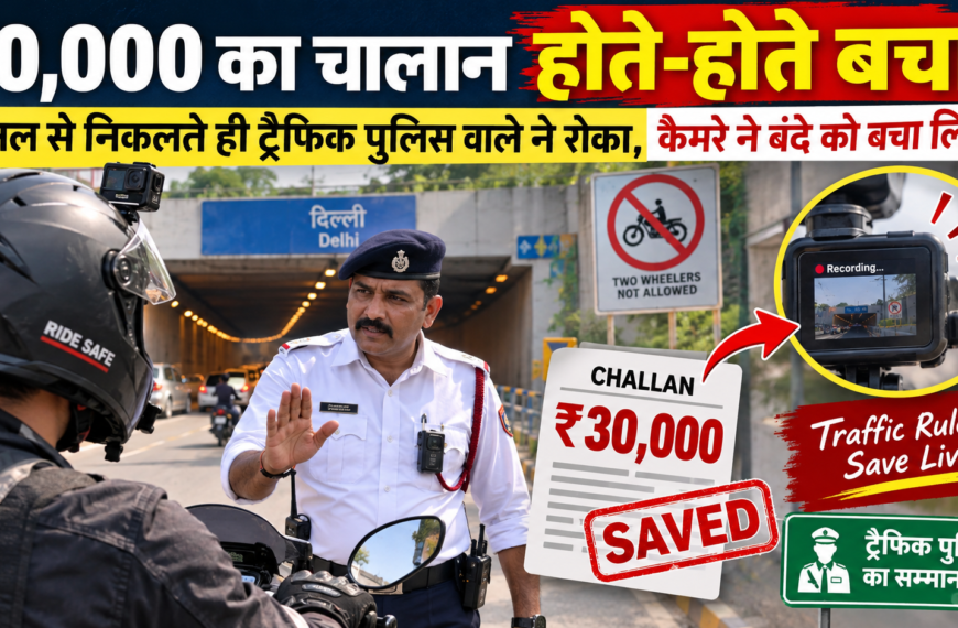 ₹30 हजार का चालान होते-होते बचा, देखें पूरा मामला