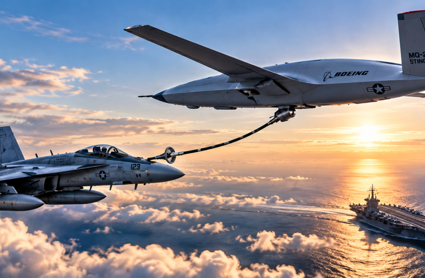 Boeing Tests Software Linking Fighter Jets to MQ-25A Drone Tanker