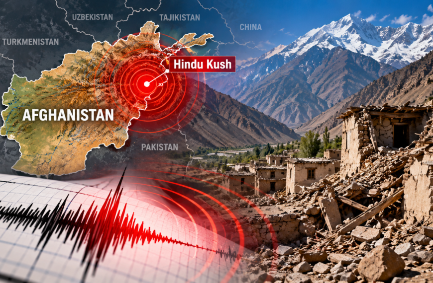 5.44 Magnitude Earthquake Jolts Afghanistan