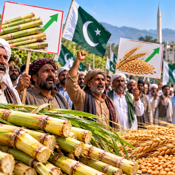 Pakistani Farmers’ Protest Against Rising Crop Prices