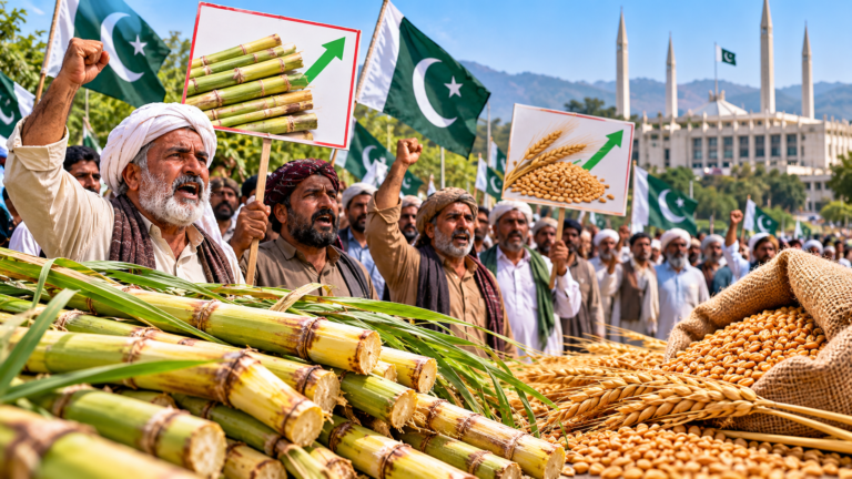 Pakistani Farmers’ Protest Against Rising Crop Prices