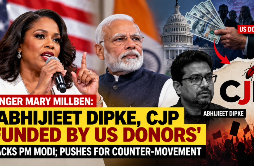 Political News Collage_ Modi, Millben, and US Donors