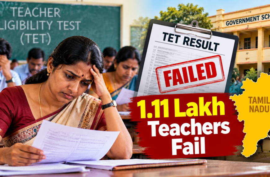 TET Results_ 1.11 Lakh Teachers Failed