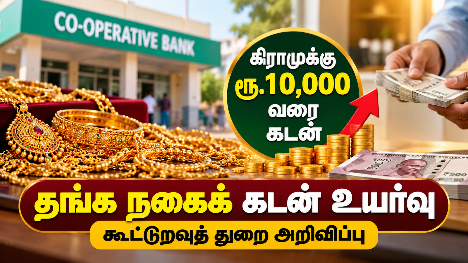 தங்க நகைக் கடன் கிராமுக்கு ரூ.10,000 வரை!